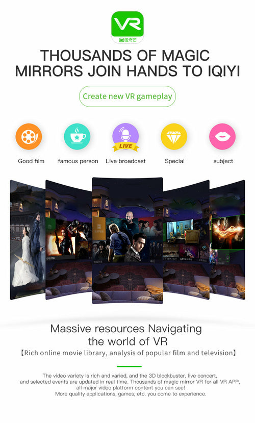 Dragon Magic G6 VR Gaming Stereo 3D Headset